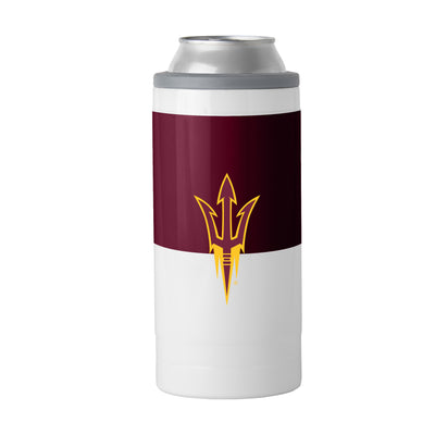 Arizona State Colorblock 12oz Slim Can Coolie - Logo Brands