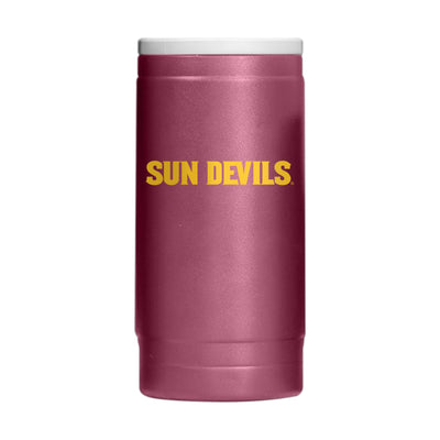 Arizona State Flipside Powder Coat Slim Can Coolie - Logo Brands