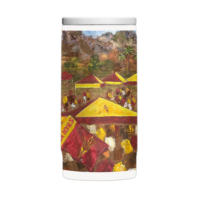 Arizona State 12oz Collector Powder Coat Slim Can Coolie