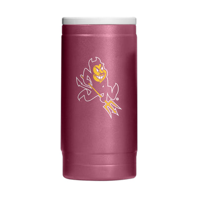 Arizona State Sparky 12oz Powder Coat Slim Can Coolie