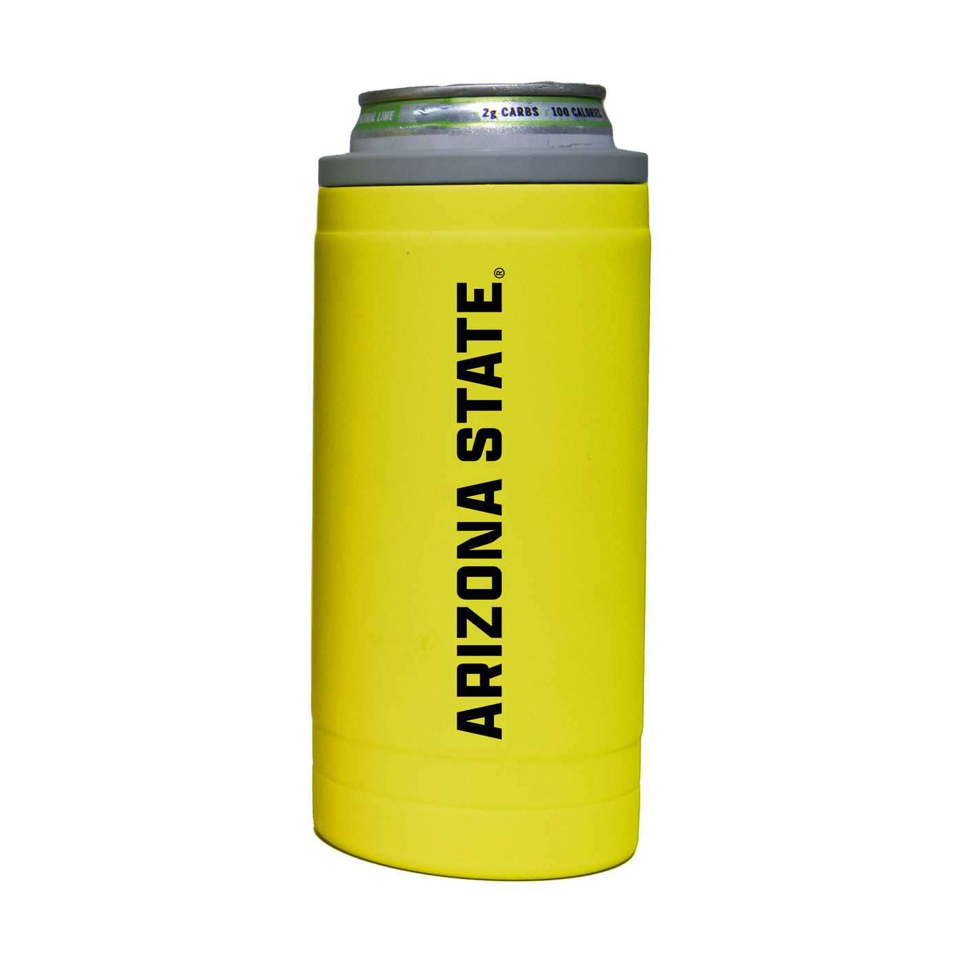 Arizona State 12oz Cru Stacked Soft Touch Slim Coolie