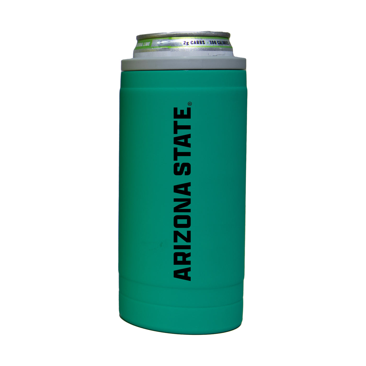 Arizona State 12oz Optic Stacked Soft Touch Slim Coolie