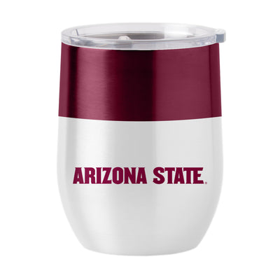 AZ State Color Block 16 oz Stainless Curved Beverage