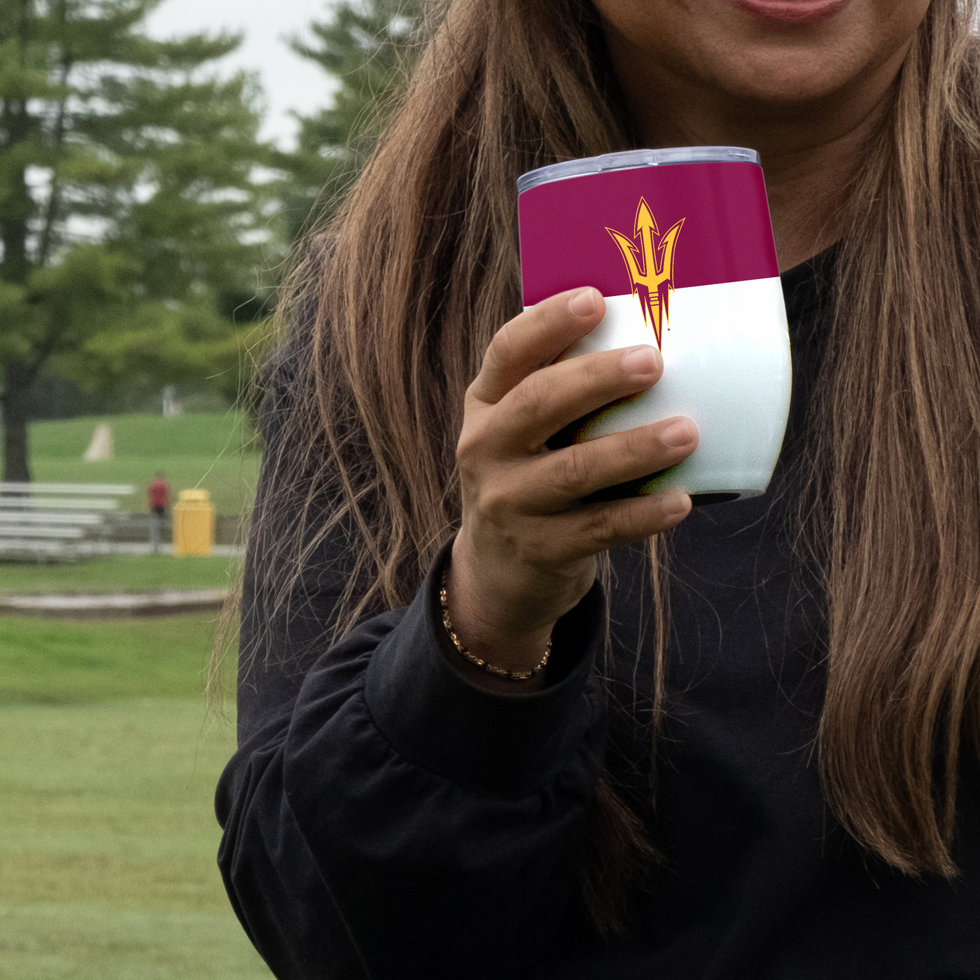 AZ State Color Block 16 oz Stainless Curved Beverage