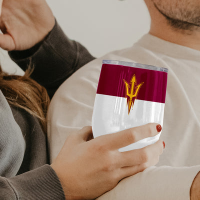 AZ State Color Block 16 oz Stainless Curved Beverage