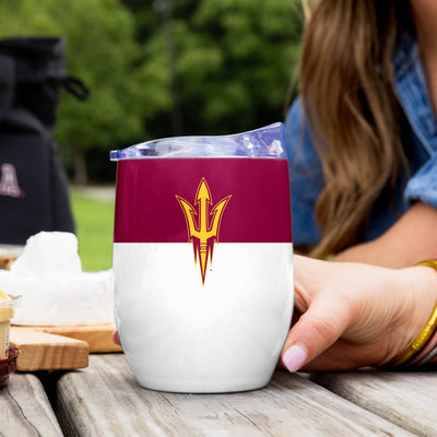 AZ State Color Block 16 oz Stainless Curved Beverage