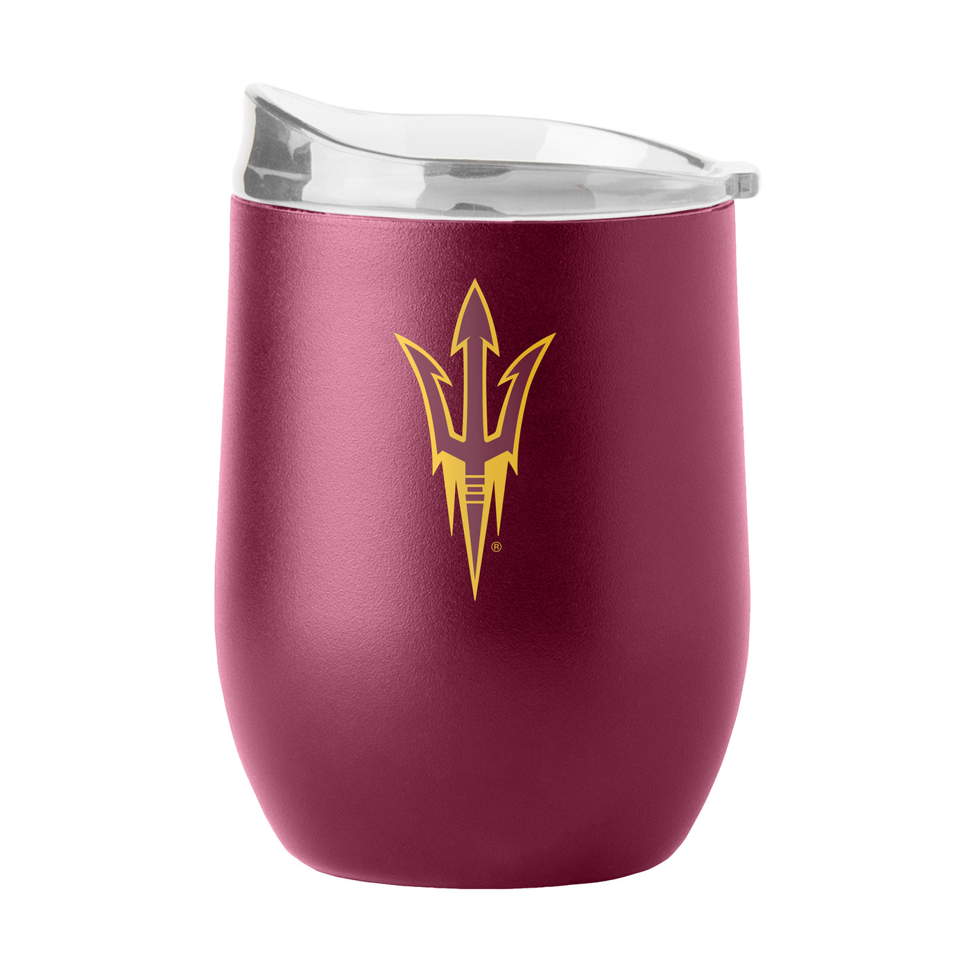 Arizona State 16oz Flipside Powder Coat Curved Beverage - Logo Brands