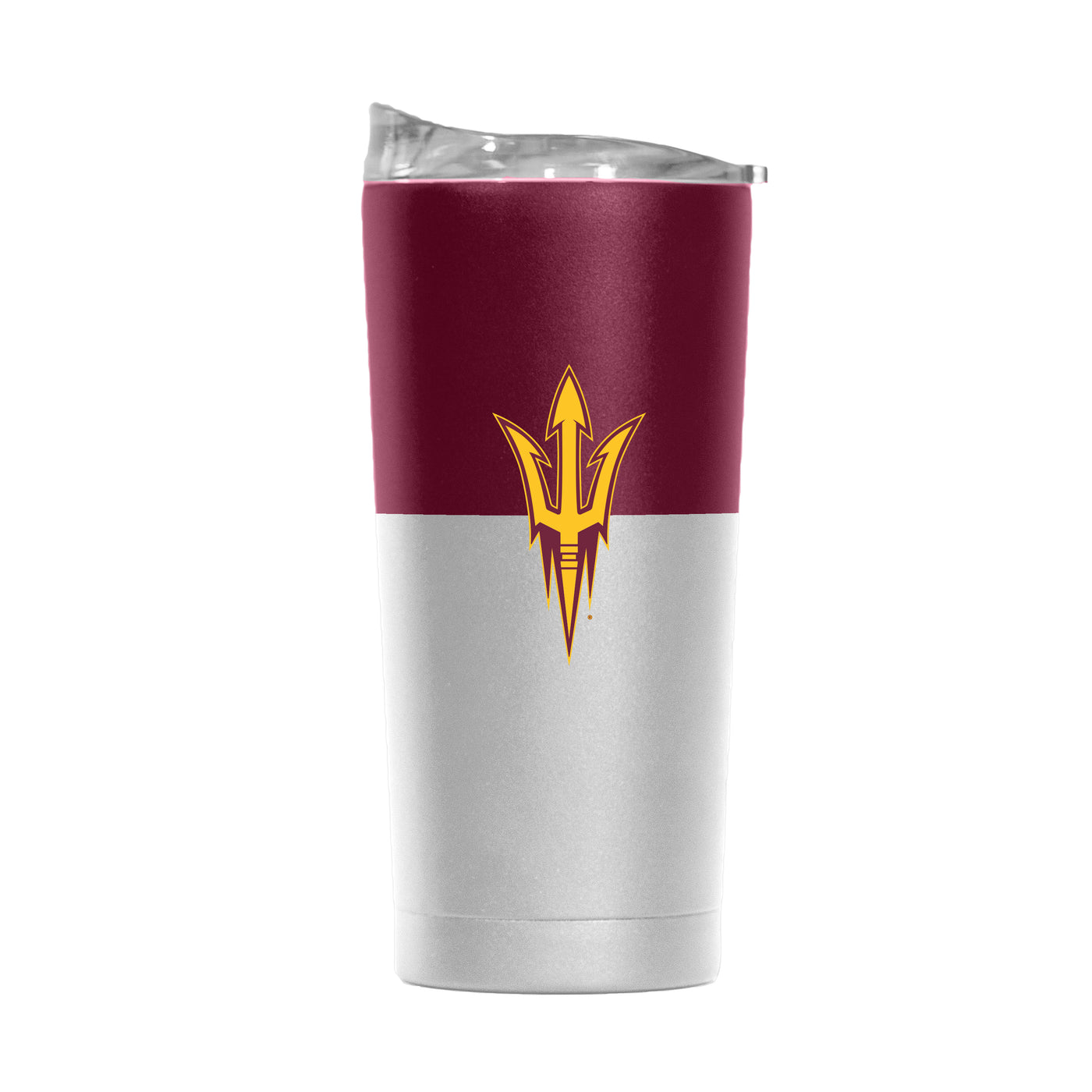 Arizona State 20oz Colorblock White Powder Coat Tumbler