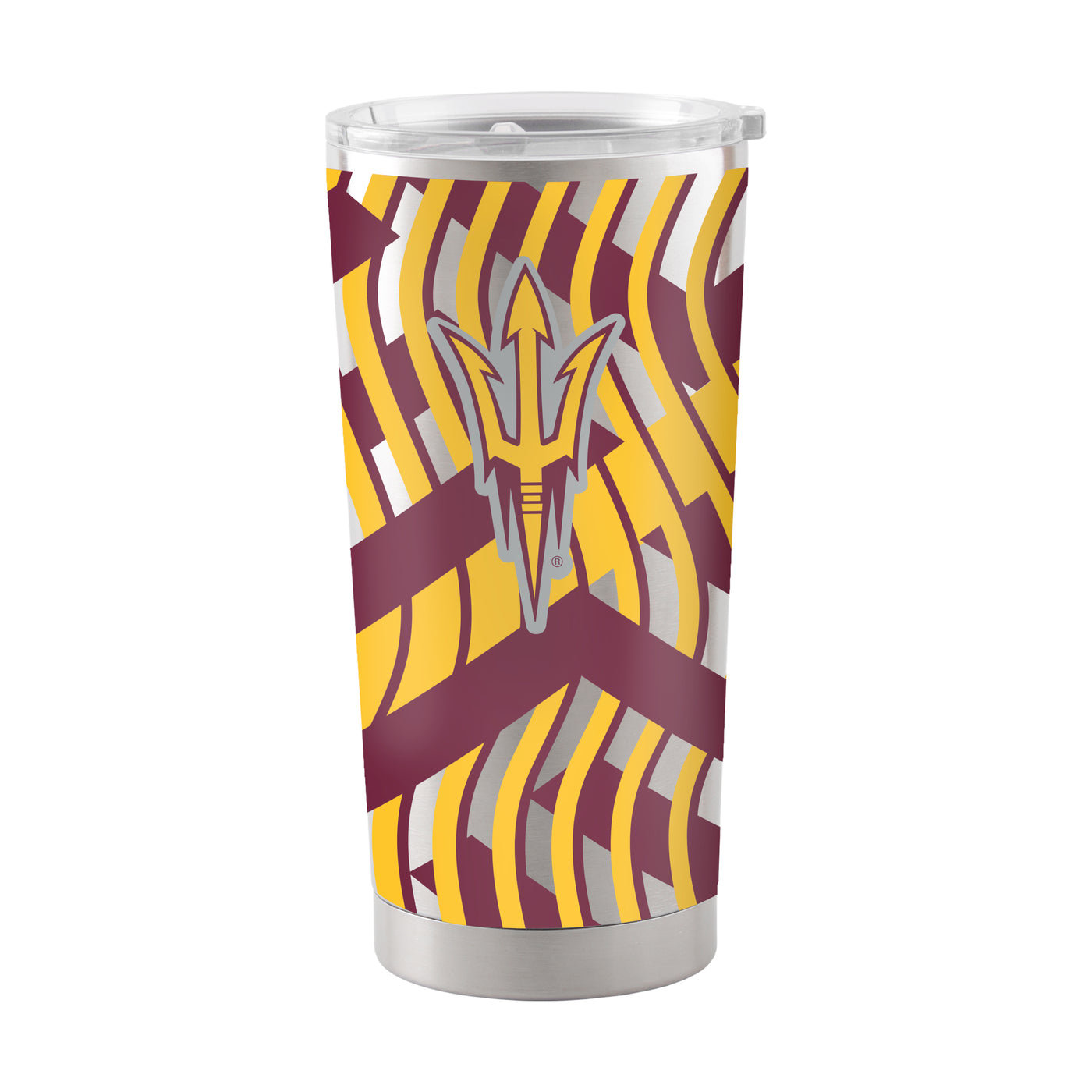 Arizona State 20oz Flex Silver Stainless Tumbler