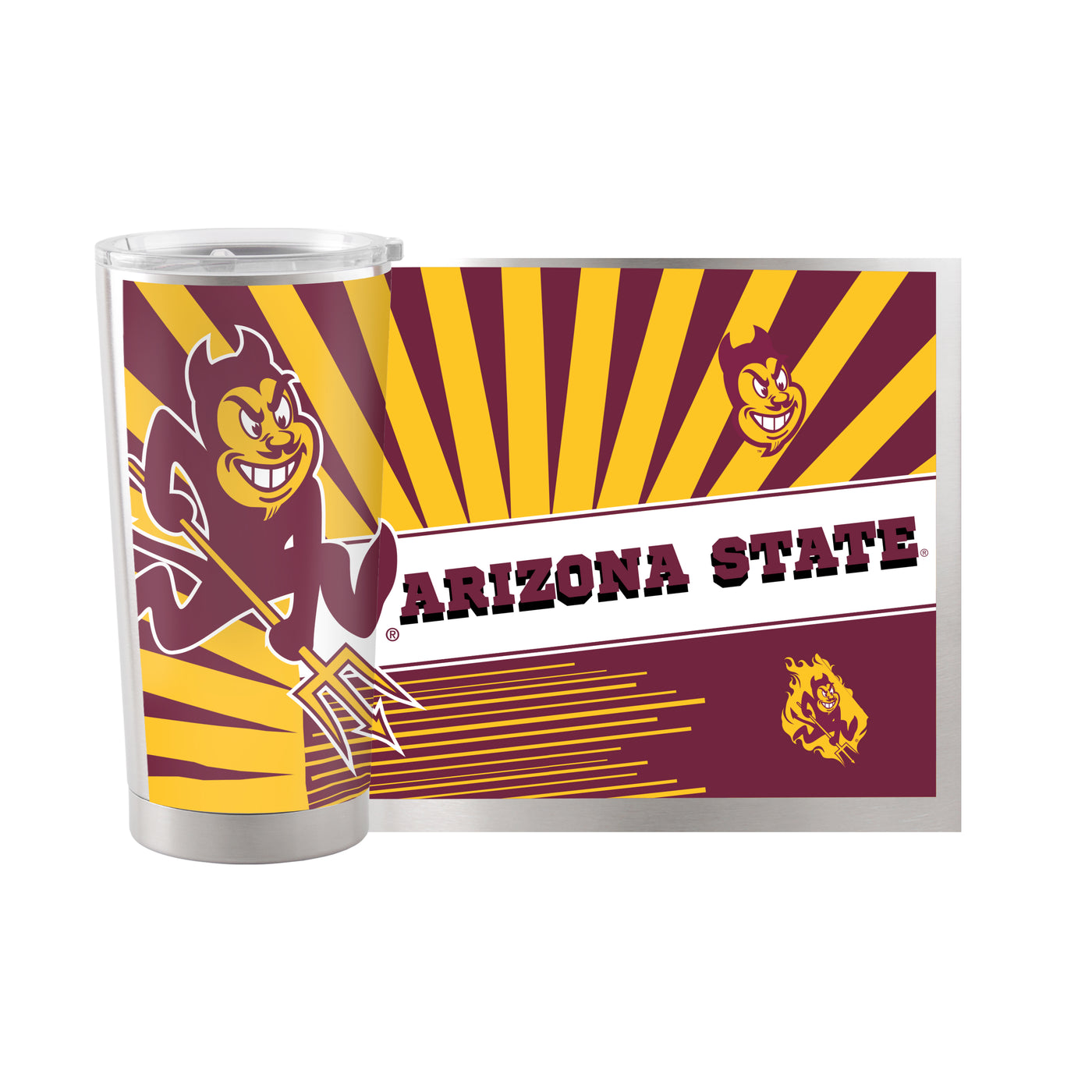 AZ State 20oz Mascot Stainless Tumbler