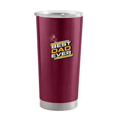 Arizona State 20oz Best Dad Ever. Stainless Tumbler