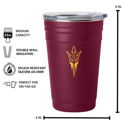 AZ State 22oz Flipside Stainless Cup