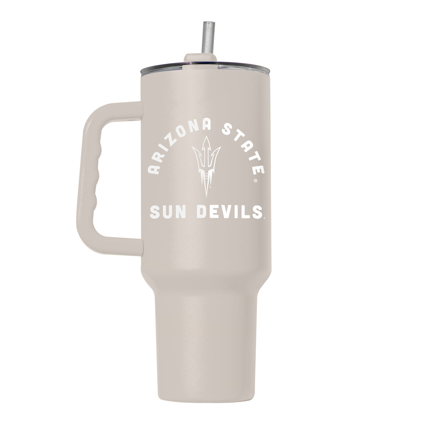 Arizona State 40oz Archway Sand Powder Coat Tumbler - Logo Brands