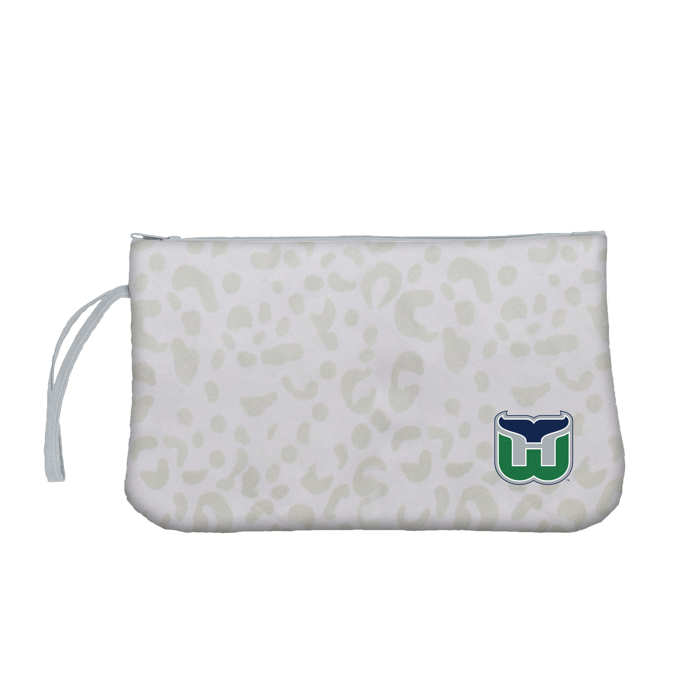 Hartford Whalers Leopard Print Wristlet