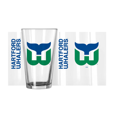 Hartford Whalers Full Color 16oz Gameday Pint Glass