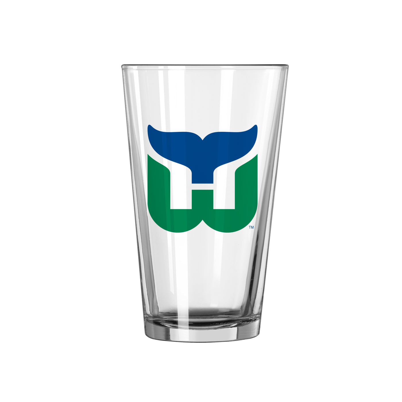 Hartford Whalers Full Color 16oz Gameday Pint Glass