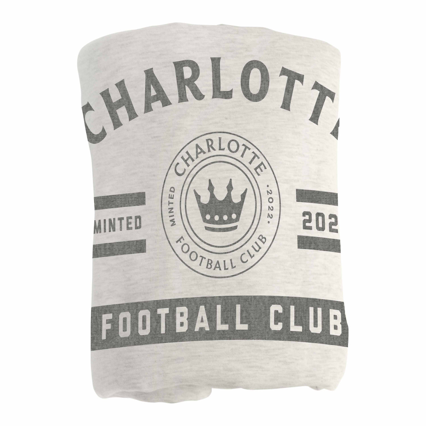 Charlotte FC Oatmeal Sweatshirt Blanket