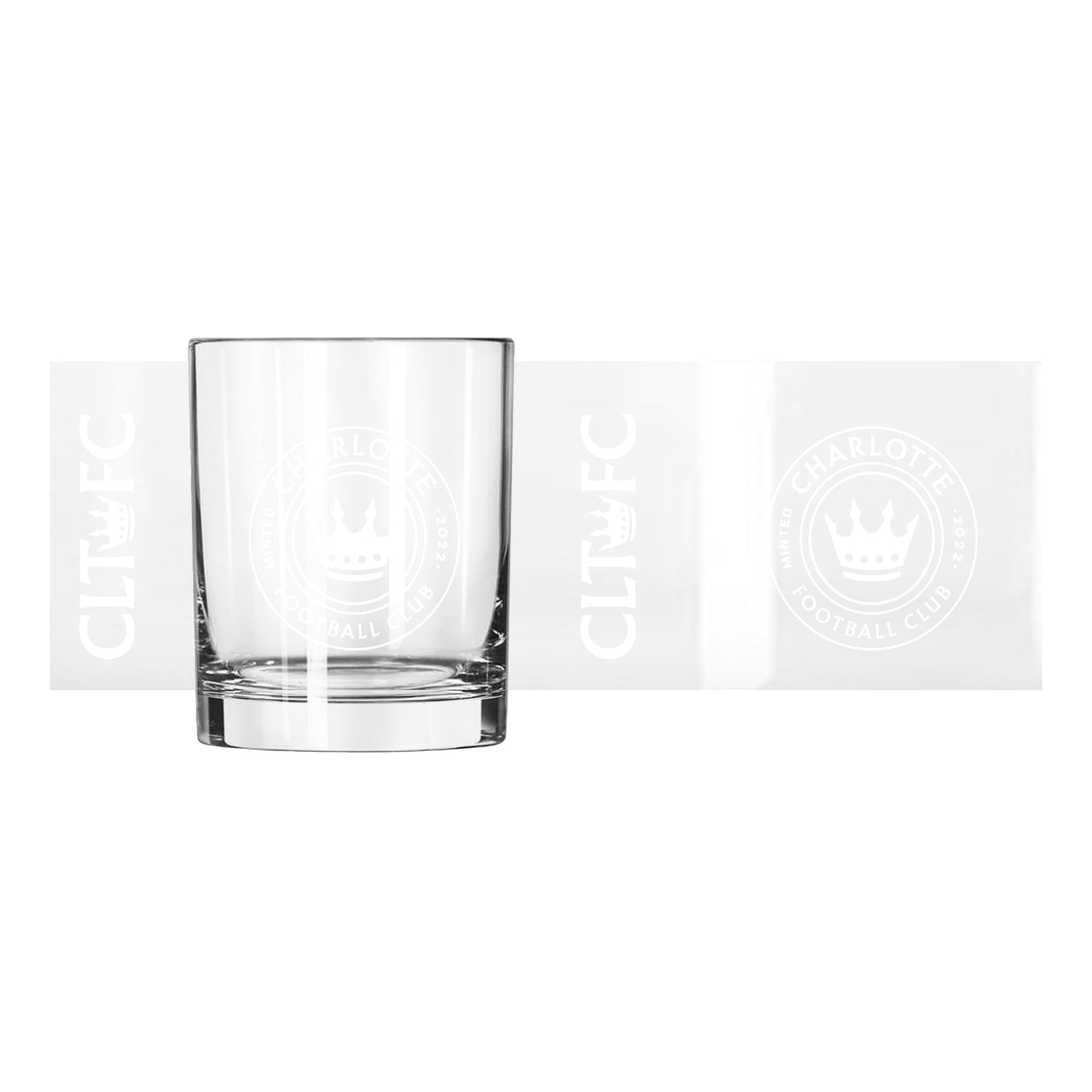 Charlotte FC 14oz Gameday Rocks Glass