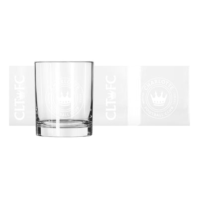 Charlotte FC 14oz Gameday Rocks Glass