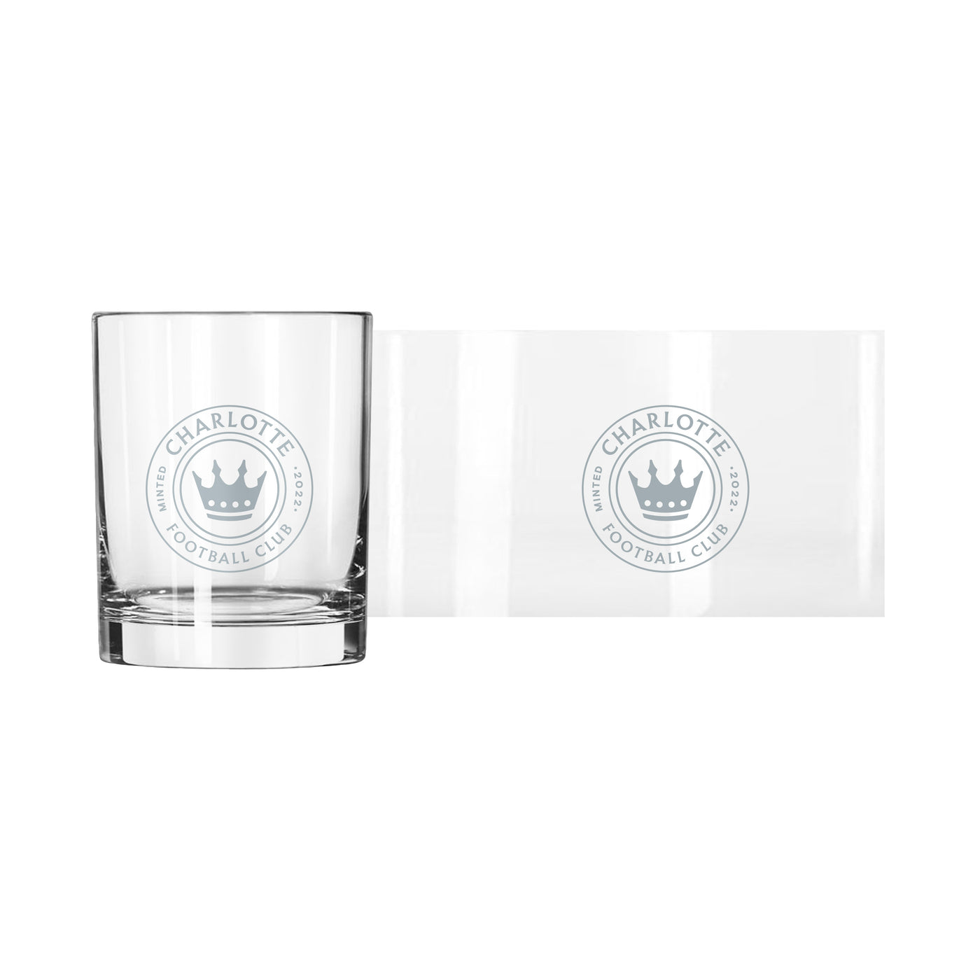 Charlotte FC 14oz Frost Rocks Glass