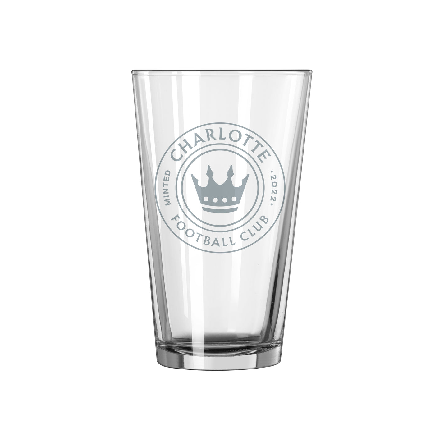 Charlotte FC 16oz Frost Pint Glass