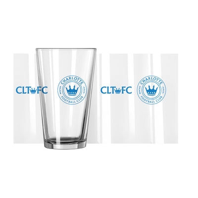 Charlotte FC 16oz Horizontal Secondary Gameday Pint Glass