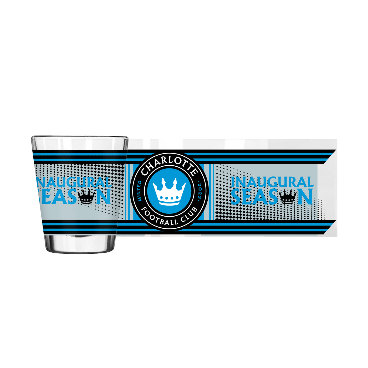 Charlotte FC Inaugural Season 2oz Hero Shot Glass