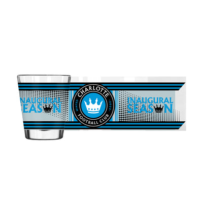 Charlotte FC Inaugural Season 2oz Hero Shot Glass