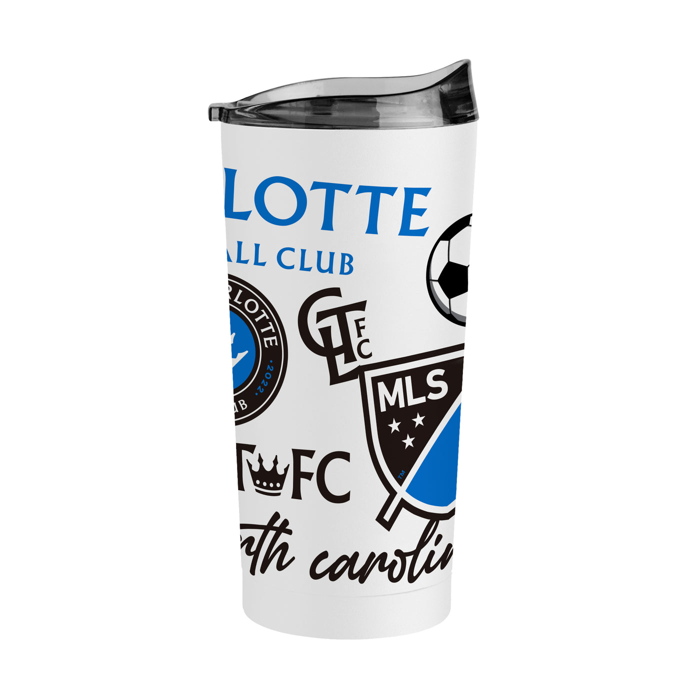 Charlotte FC 20oz Native Powder Coat Tumbler