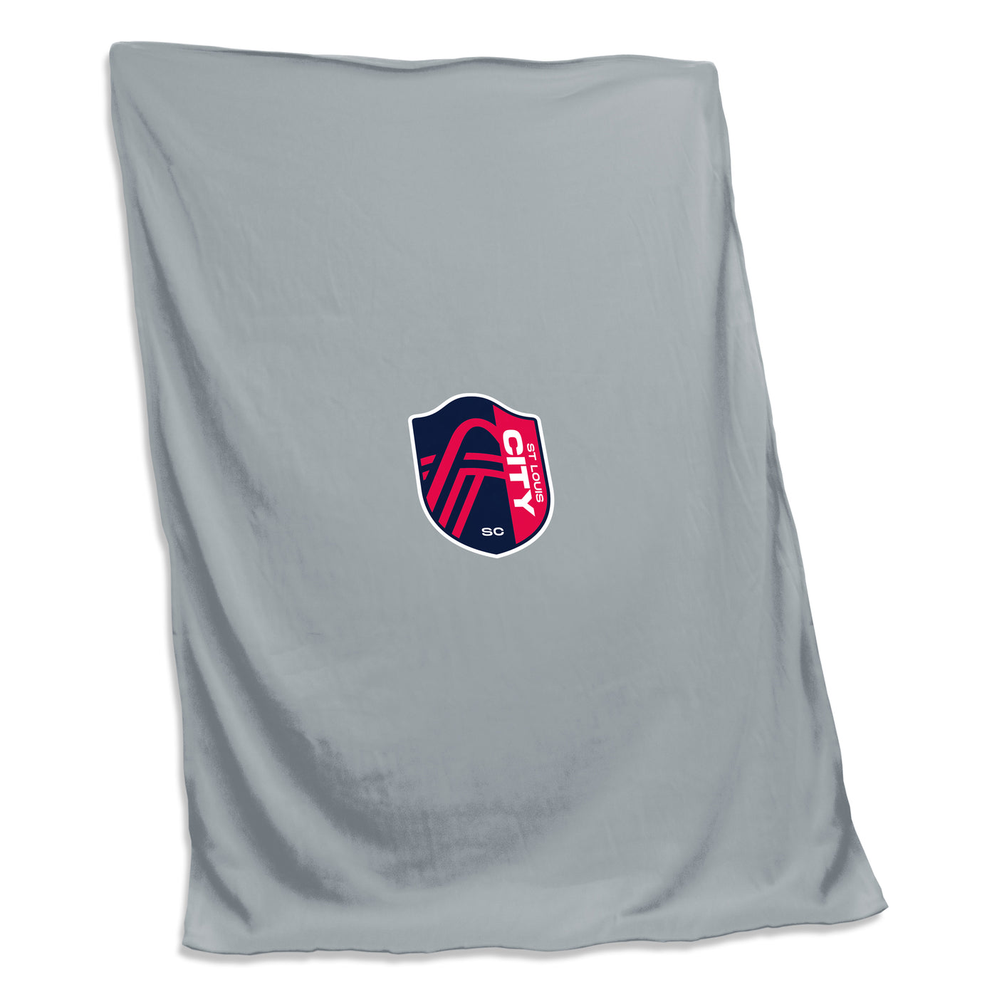 St. Louis City SC Gray Screened Sweatshirt Blanket