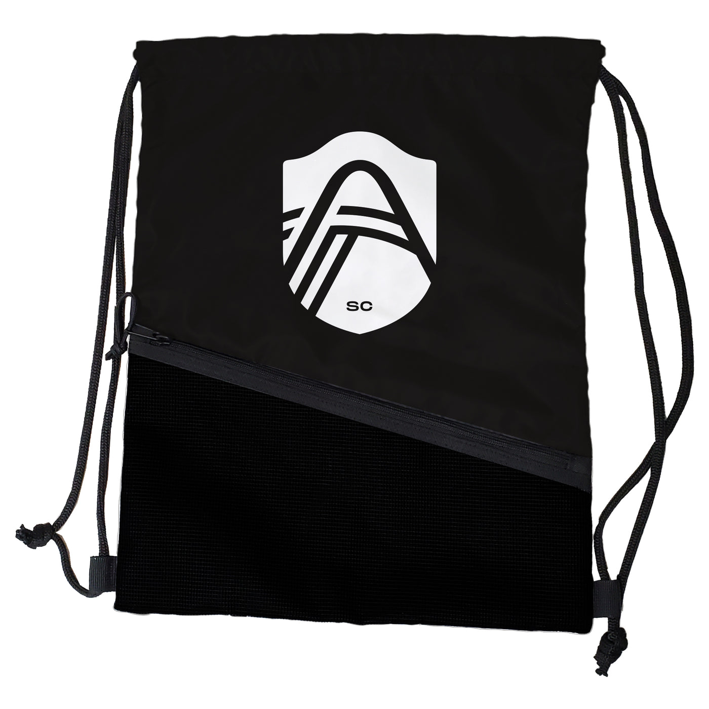 St Louis City SC Black Tilt Backsack - Logo Brands