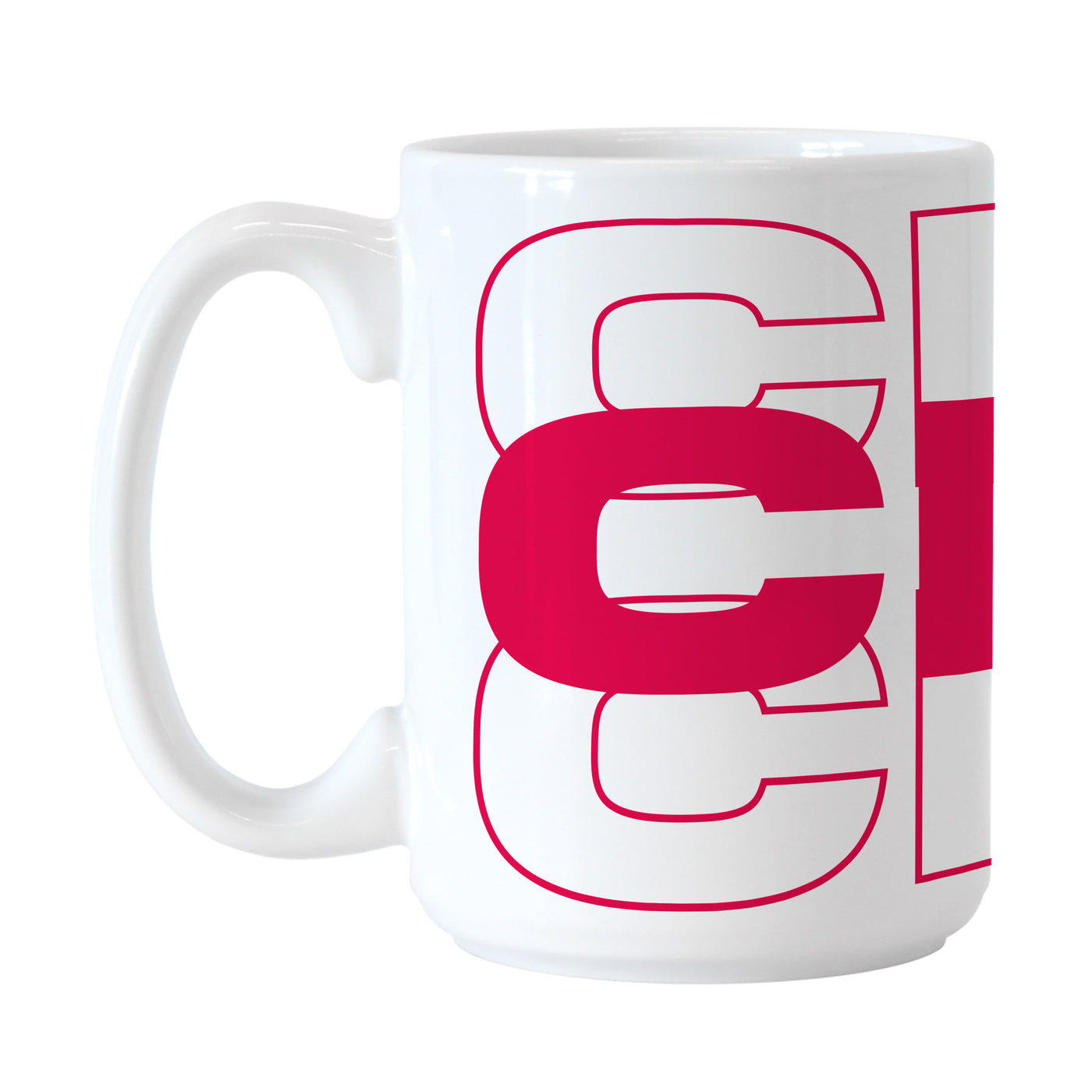 St Louis City SC Stacked Repeat Logo 15oz Sublimated Mug