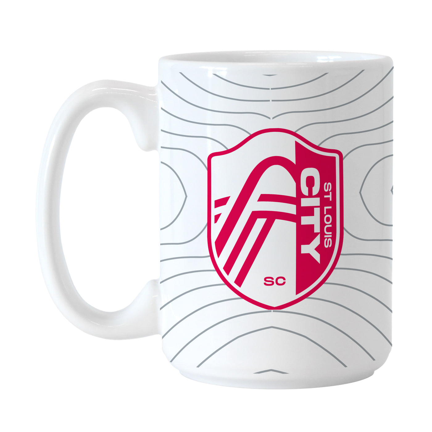 St Louis City SC Topographic 15oz Sublimated Mug