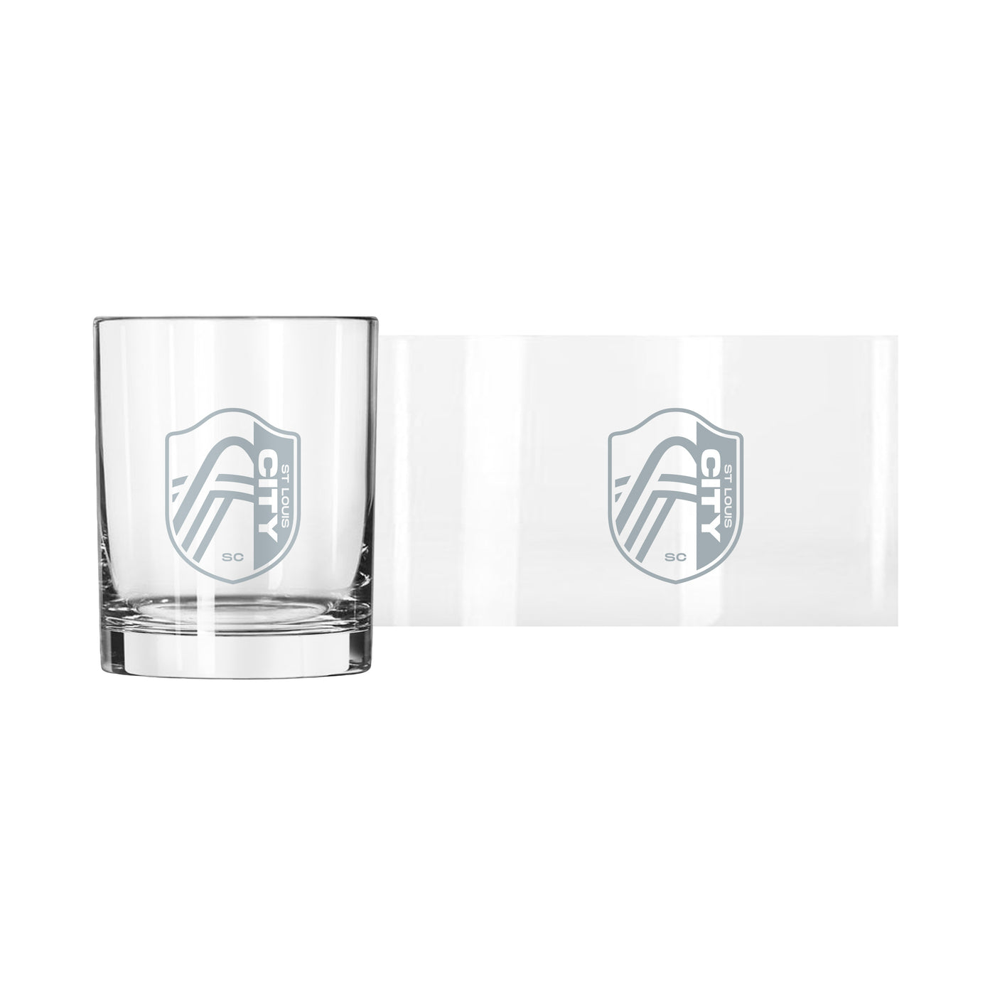 St Louis City SC 14oz Frost Rocks Glass