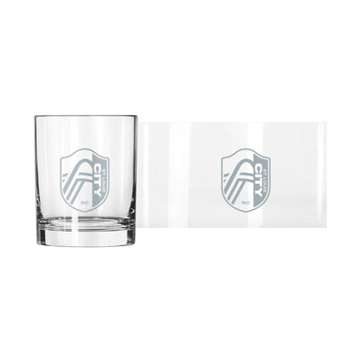 St Louis City SC 14oz Frost Rocks Glass
