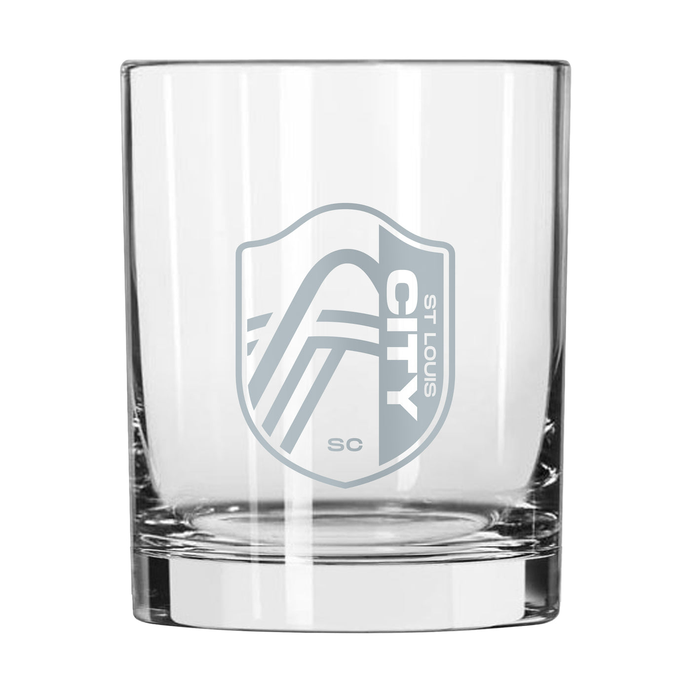 St Louis City SC 14oz Frost Rocks Glass