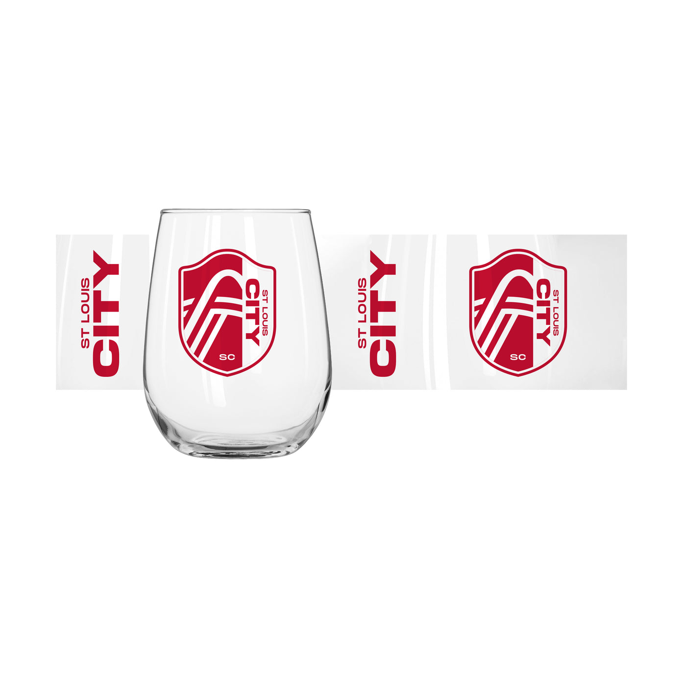 St. Louis FC 16oz Gameday Curved Beverage Glass