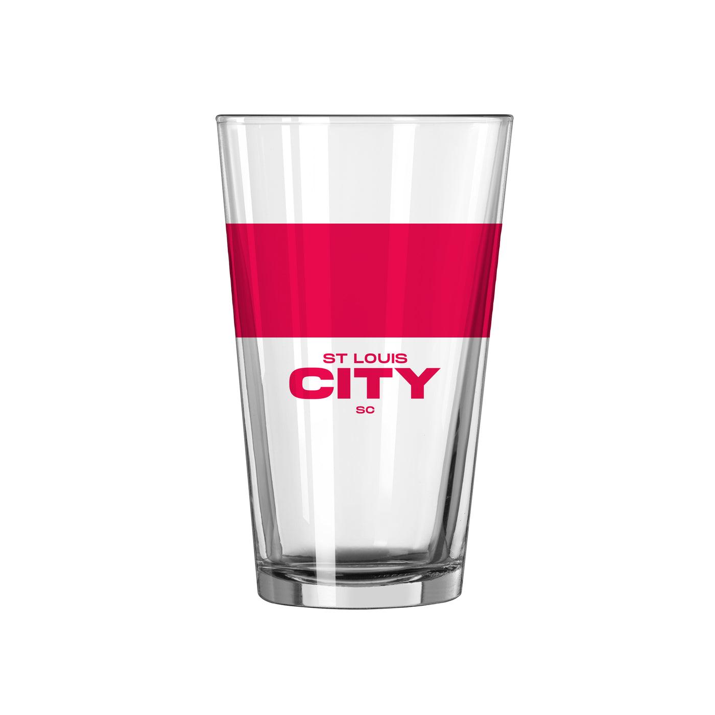 St Louis City SC 16oz Colorblock Pint Glass