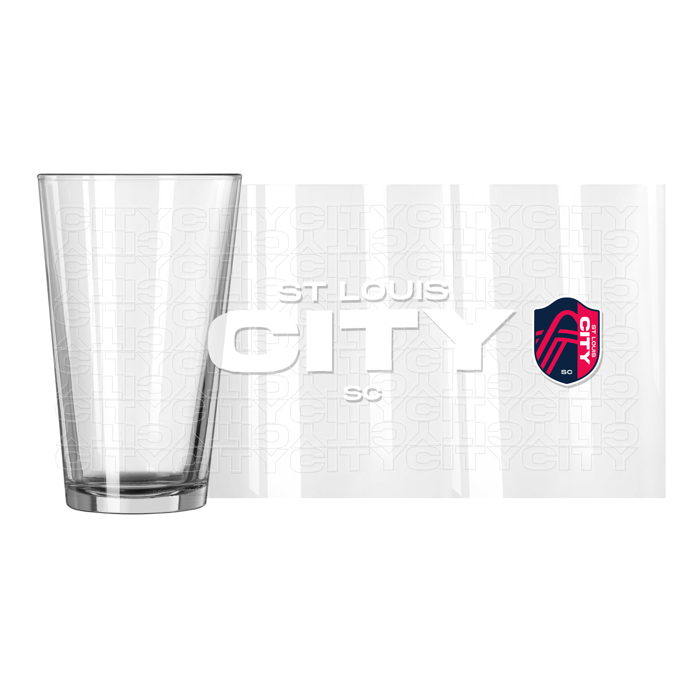 St Louis City SC 16oz Spirit Pint Glass