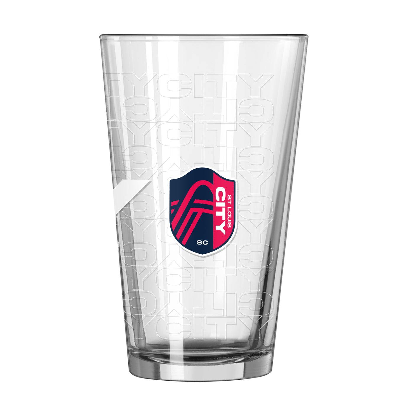 St Louis City SC 16oz Spirit Pint Glass - Logo Brands