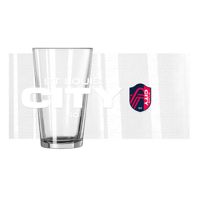 St Louis City SC Line Cueue 16oz Pint Glass