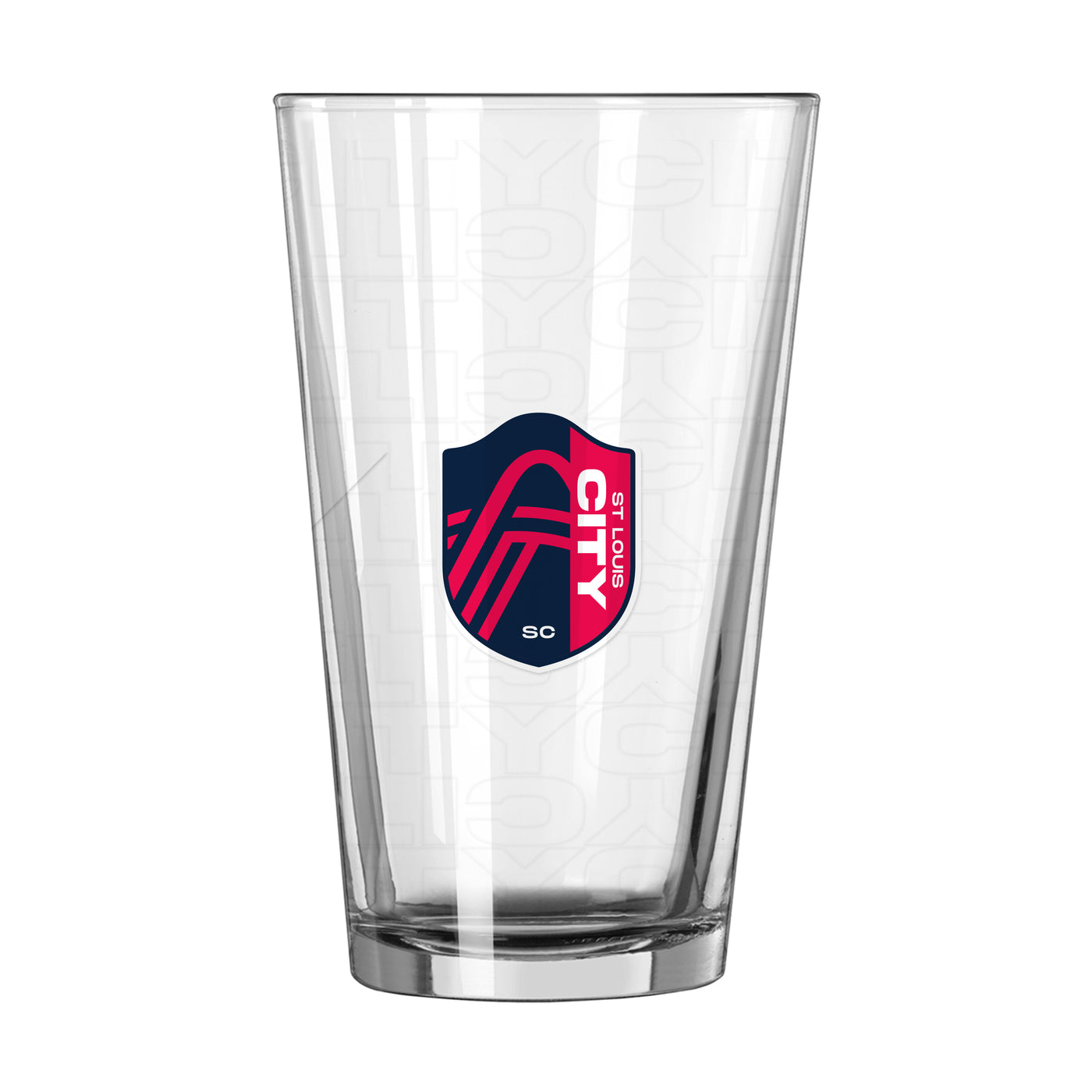 St Louis City SC Line Cueue 16oz Pint Glass