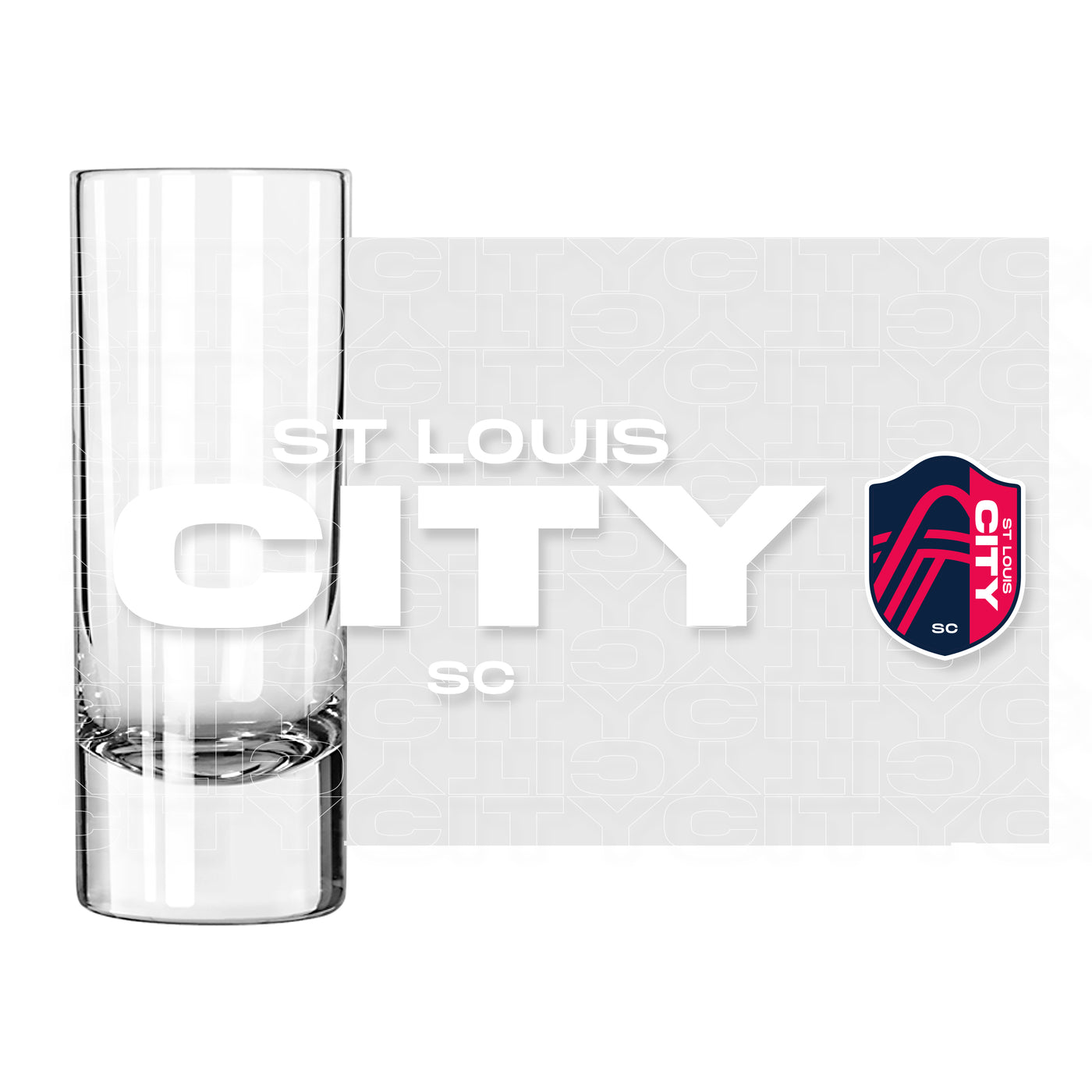 St Louis City SC Line Cueue 2.5oz Shooter