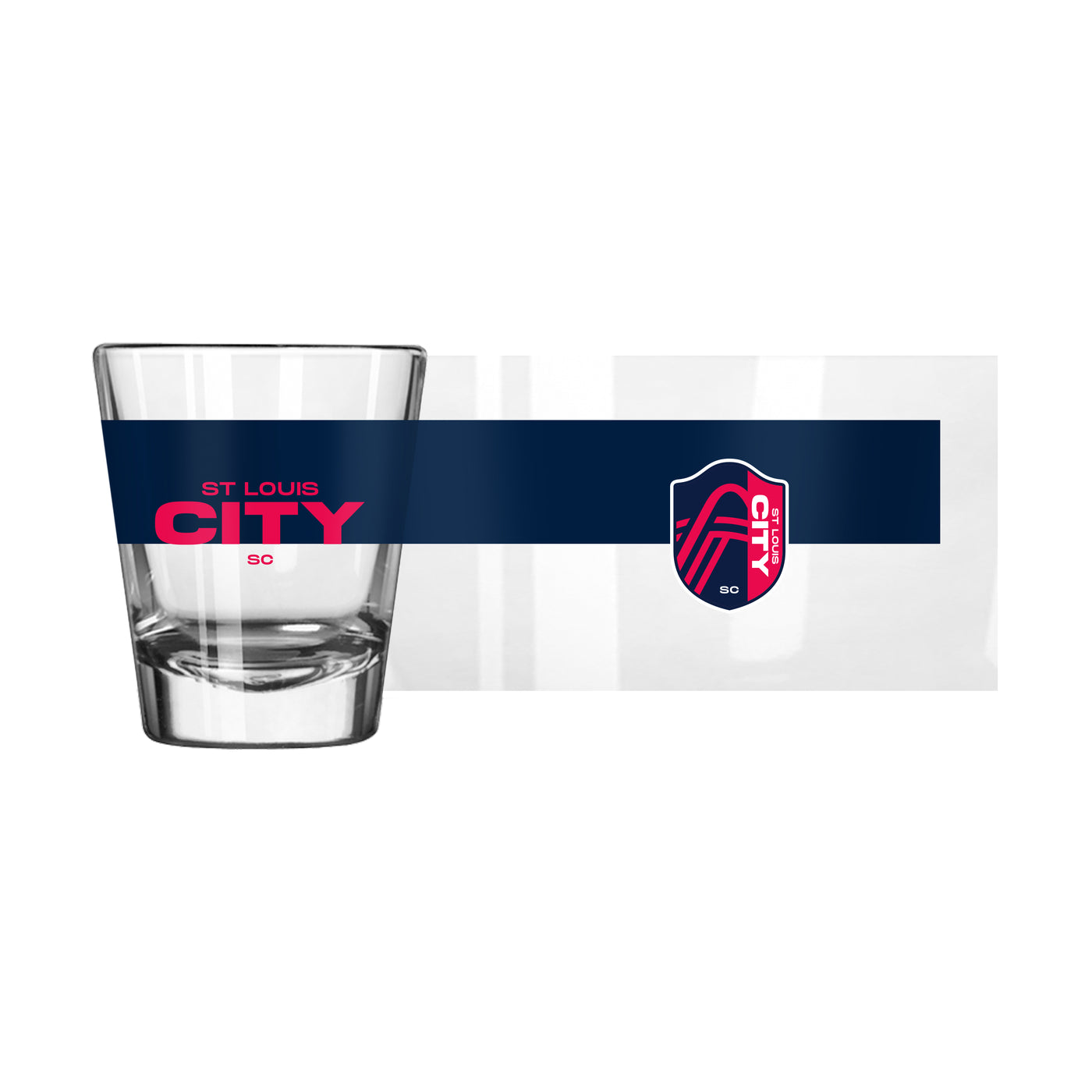 St Louis City SC 2oz Colorblock Shot Glass