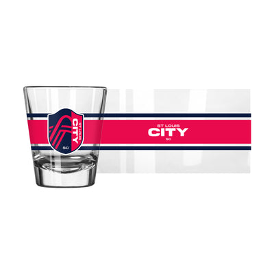 St Louis City SC 2oz Stripe Shot Glass