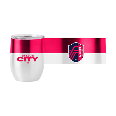 St. Louis SC 16oz Colorblock Stainless Curved Beverage