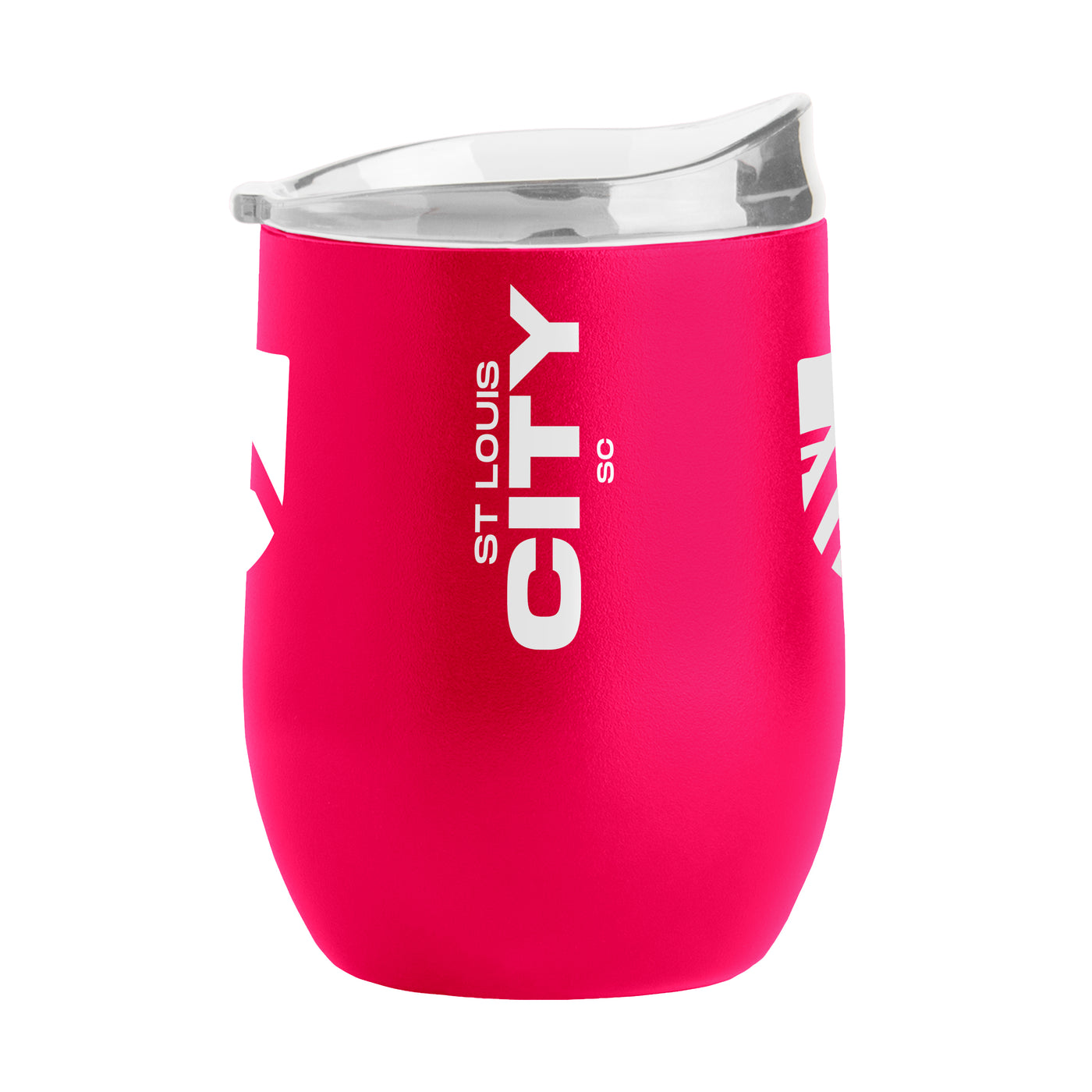 St Louis City SC Rose Red 16oz Gameday Powder Coat Curved Bev