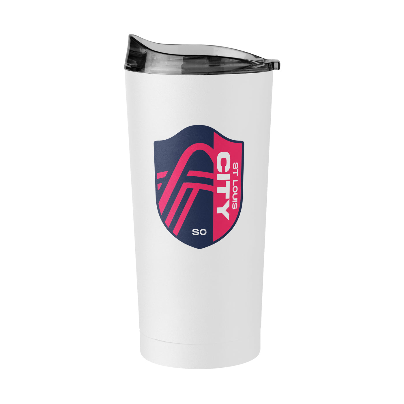 St Louis City SC Inaugural Season White 20oz Powder Coat Tumbler