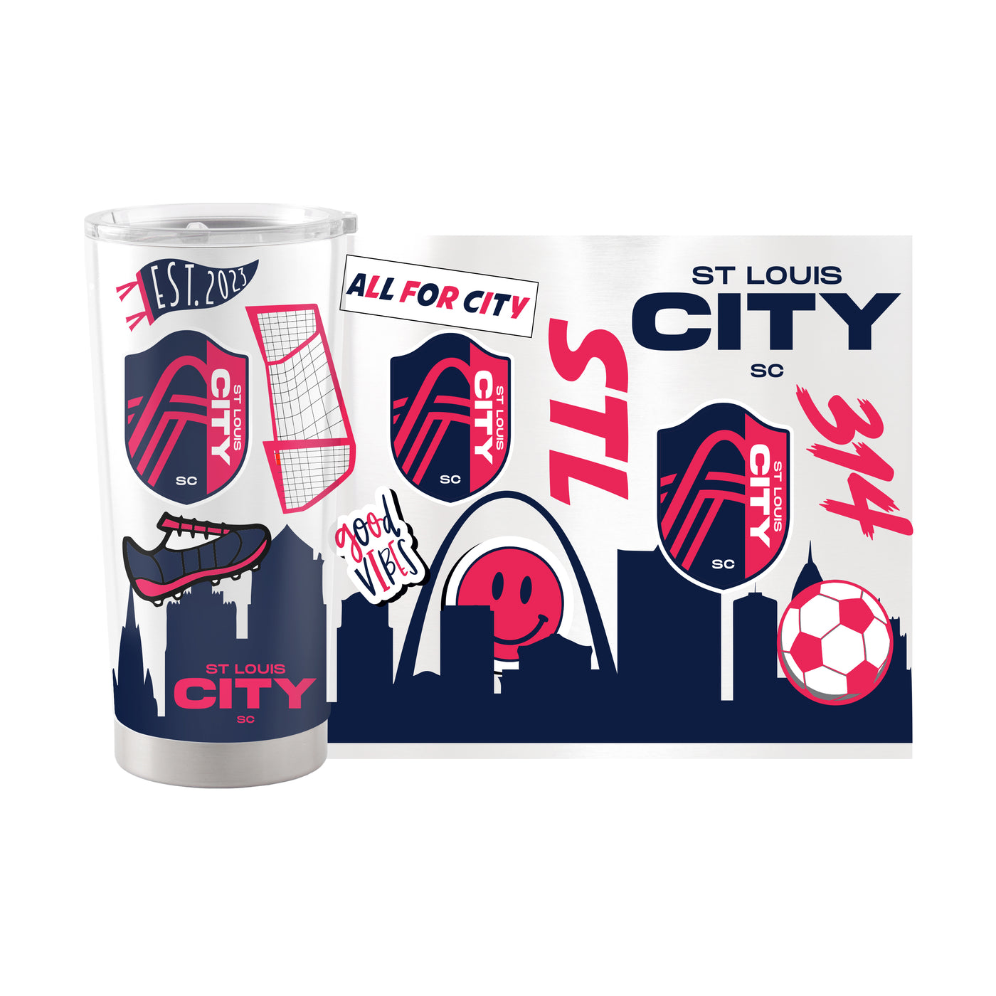 St Louis City SC 20oz Native Stainless Tumbler