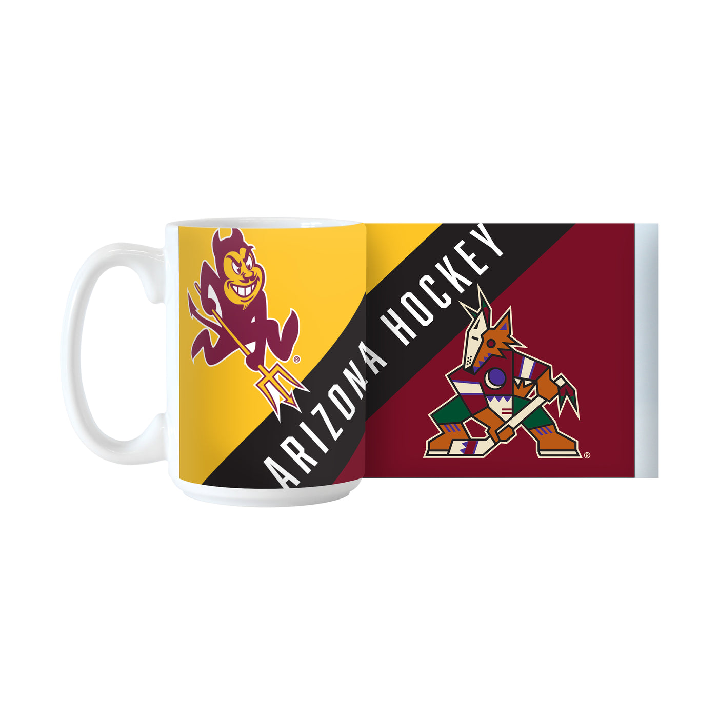 Arizona State/NHL Co Brand 15oz Sublimated Mug